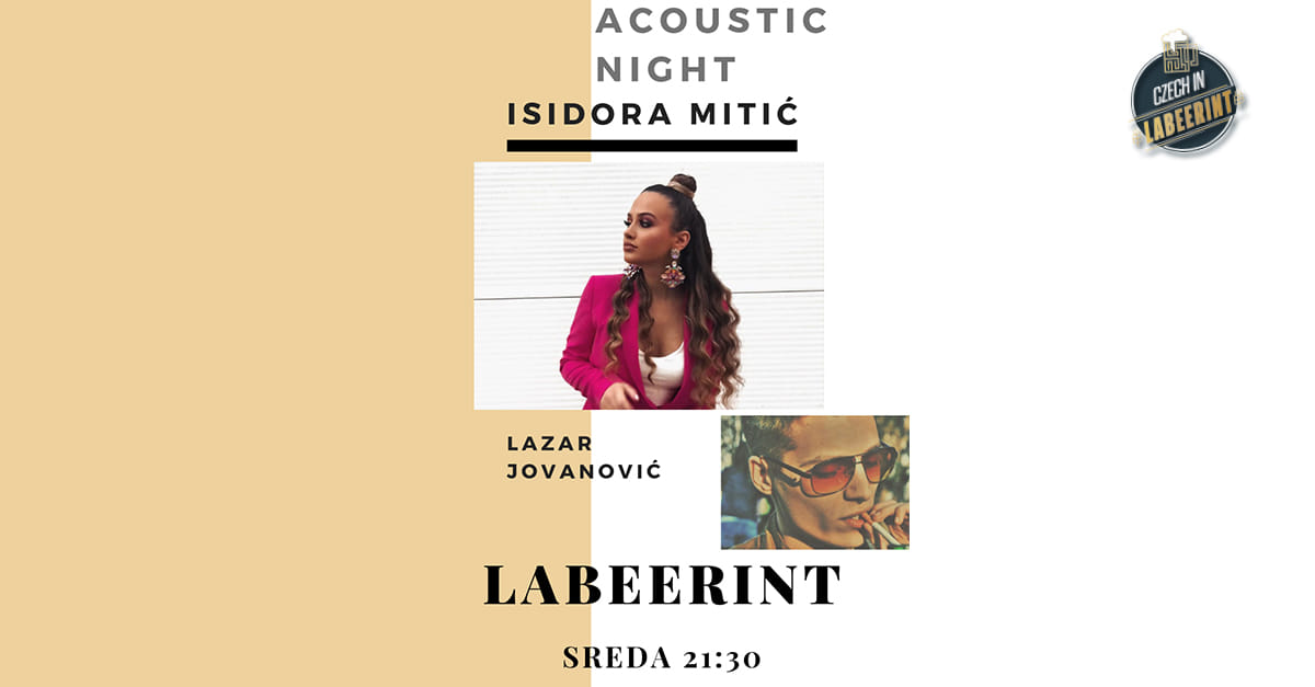 Acoustic Night with Isidora Mitić and Lazar Jovanović