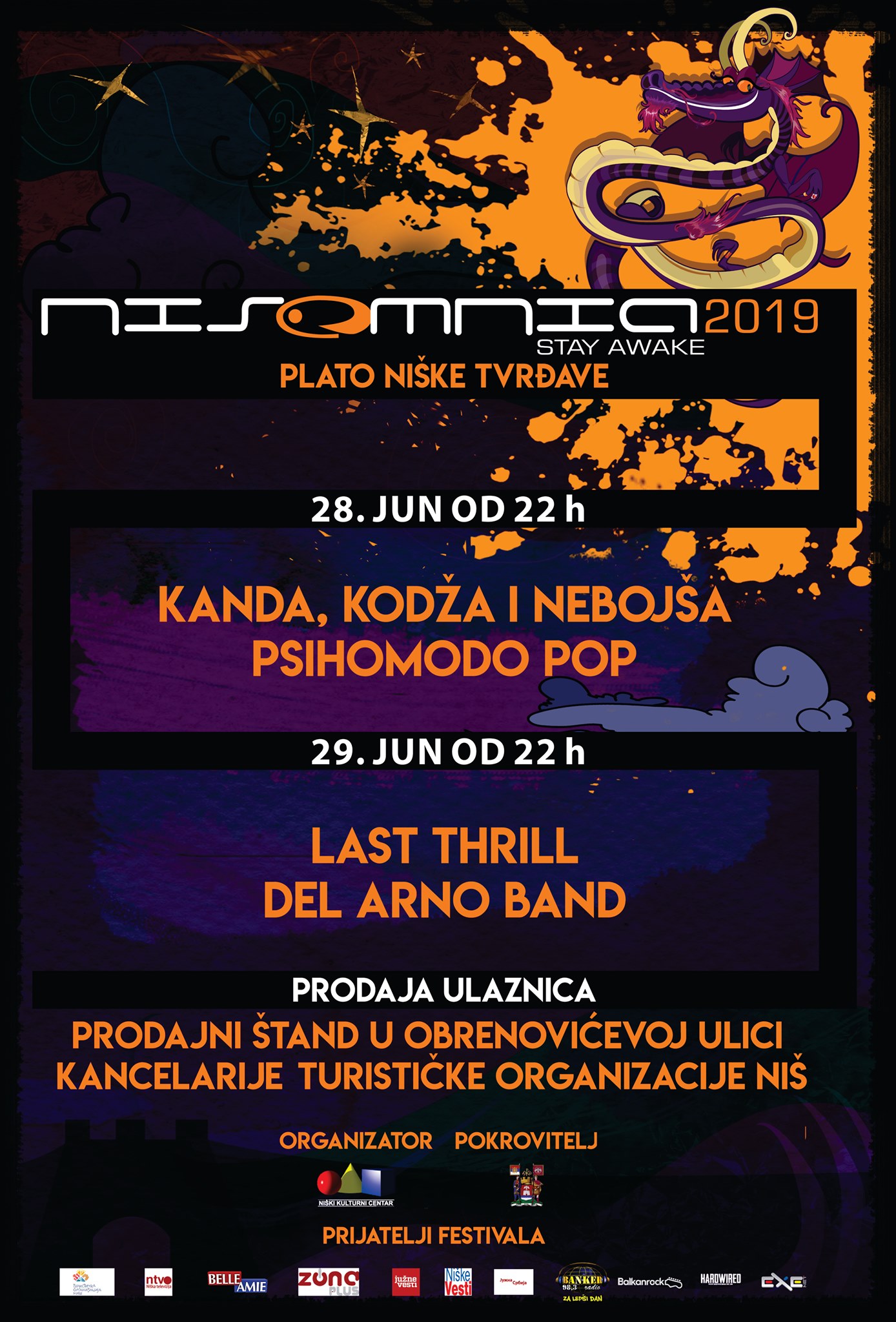 Muzički festival Nisomnia 2019