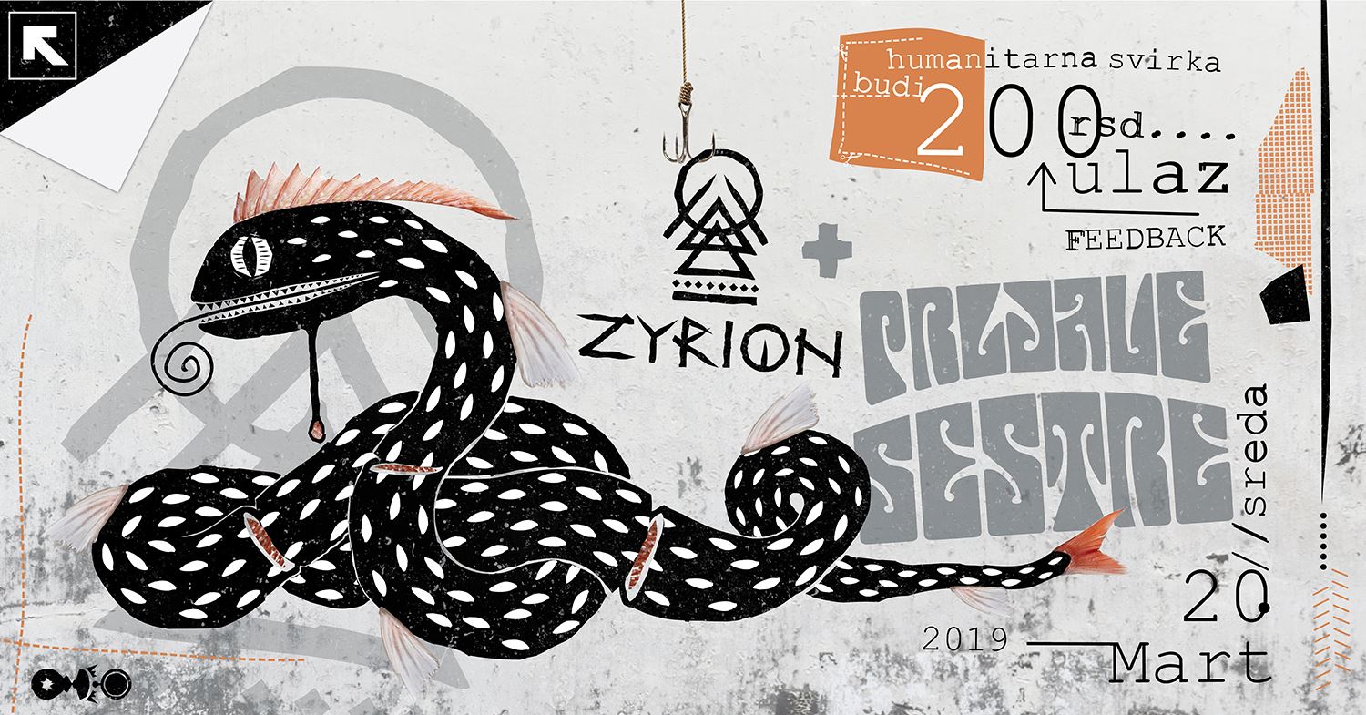 Muzikom Viktoru u pomoć - Zyrion+Prljave Sestre - 20. Mart - 21h