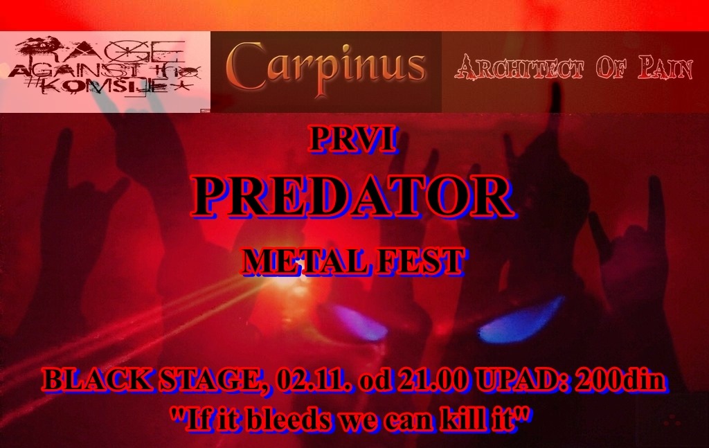 Predator metal fest