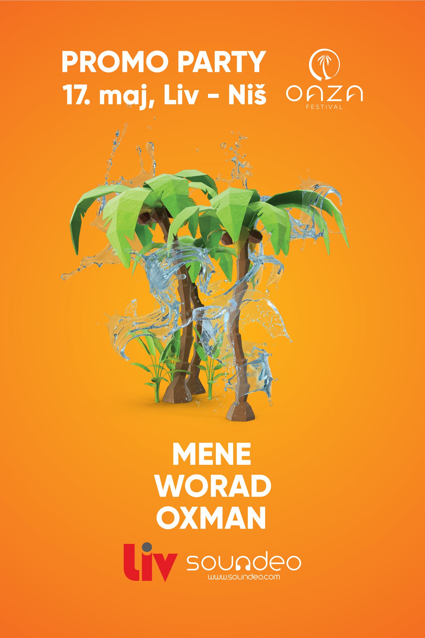 Promo Party w/ Mene, Worad, Oxman @ Liv