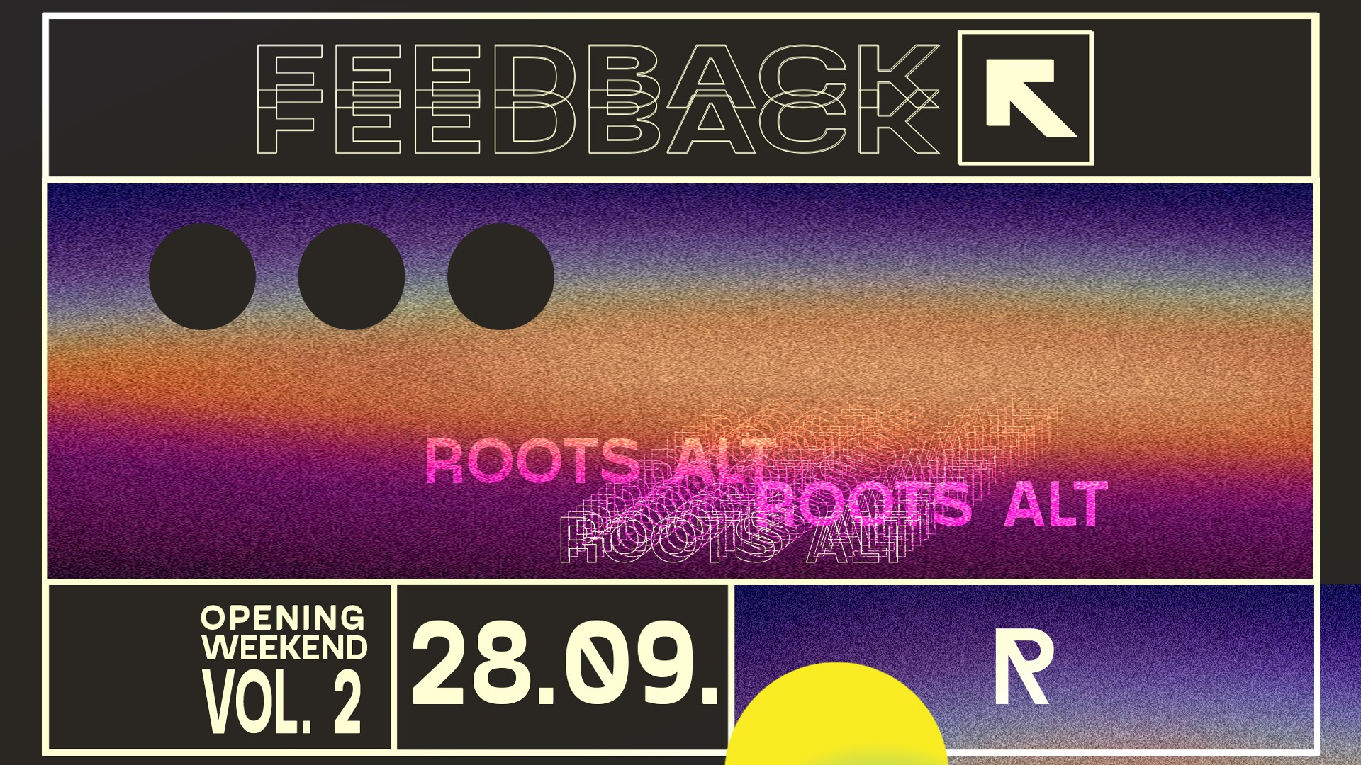 RootsAlt - Season opening vol 2 - 28. Sep - Feedback