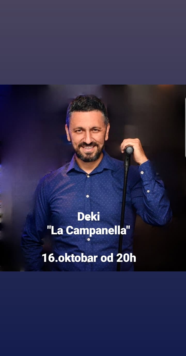 Spektakularno veče sa Dekijem "La Campanella", ex Yu rock hitovi